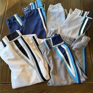 Boombah Hypertech softball pants-set of 4 in various colors